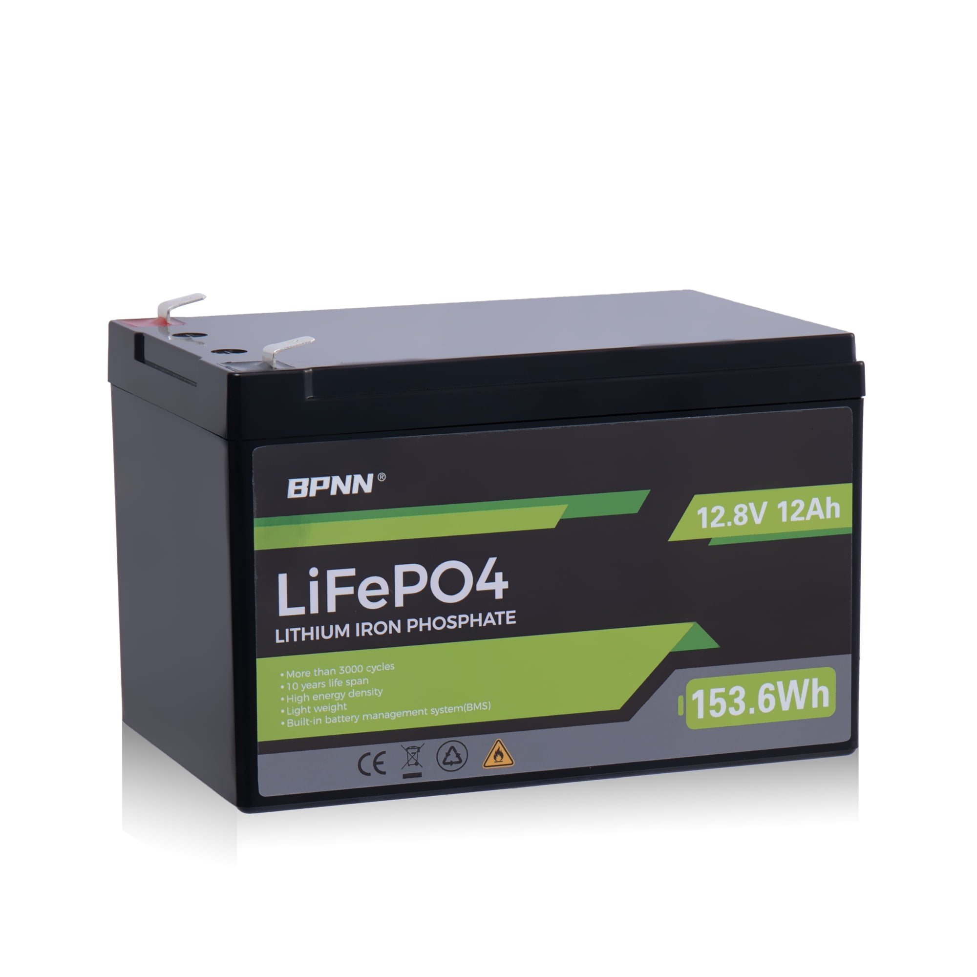 Lithium-Ion Battery 12V - 12Ah - 154Wh - PowerBrick+ - LiFePO4