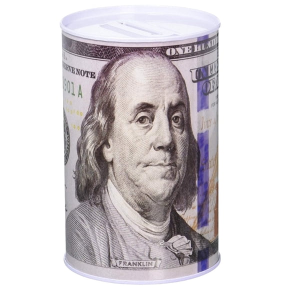 BPPEG $100 Dollar Bill Piggy Bank 6X4"Es Piggy Banks for Saving