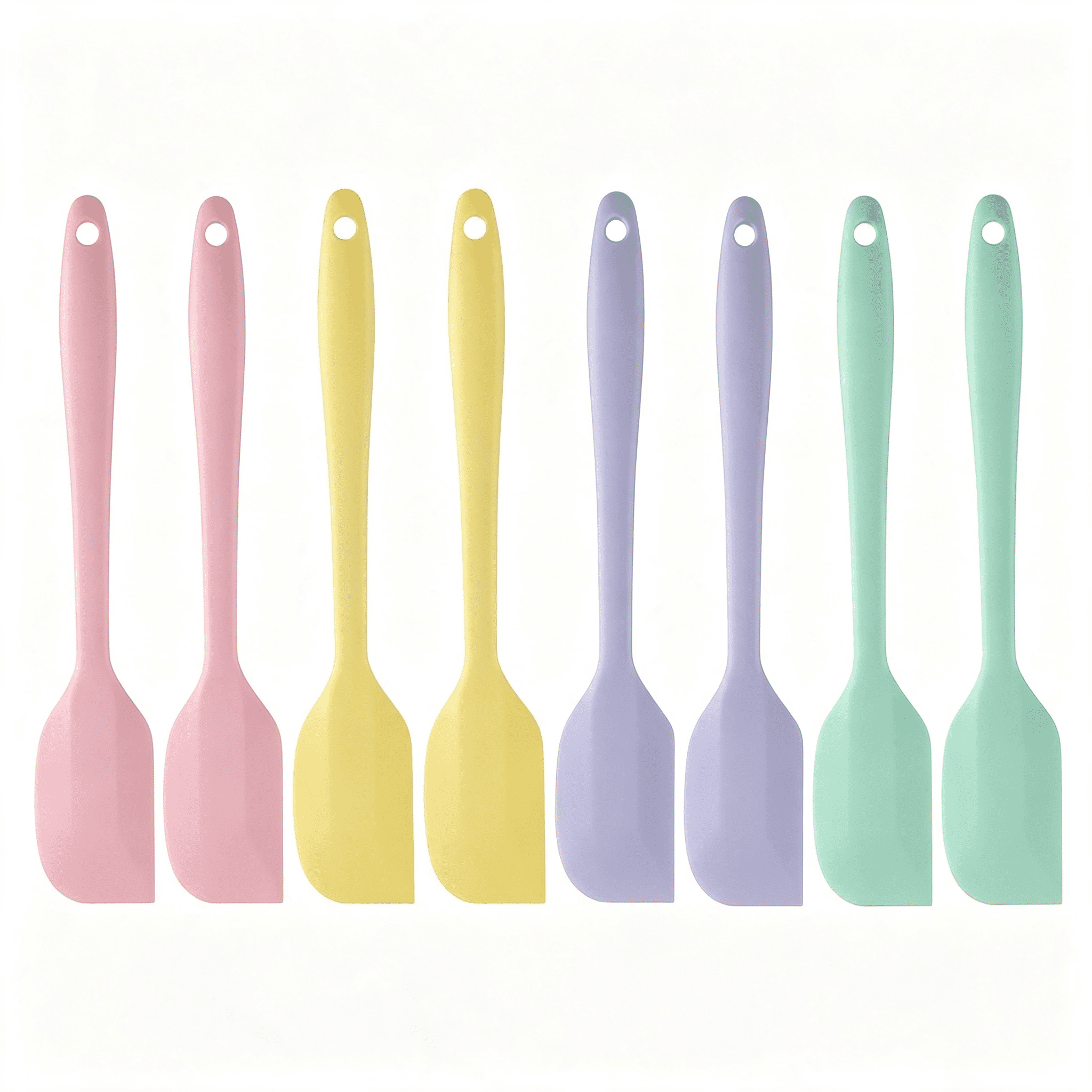 BPPEG 2 Pack Mini Silicone Spatula Set, 2.3 Inch Small Rubber Spatula ...