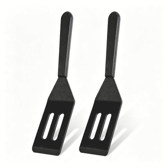 BPPEG 2 Pack Silicone Mini Brownie & Cookie Spatula, Heat-Resistant ...