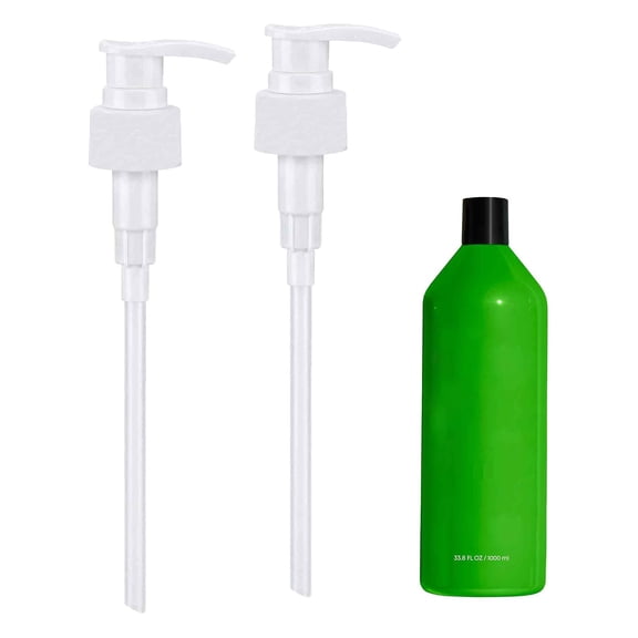 BPPEG 2 Packs Shampoo/Conditioner Pump Compatible with Matrix 1 L/33.8 Fl Oz Bottles, Dispensing Liter Pump for Matrix Food for Soft Pumps Purple Bottles Liter Pumps Dispenser