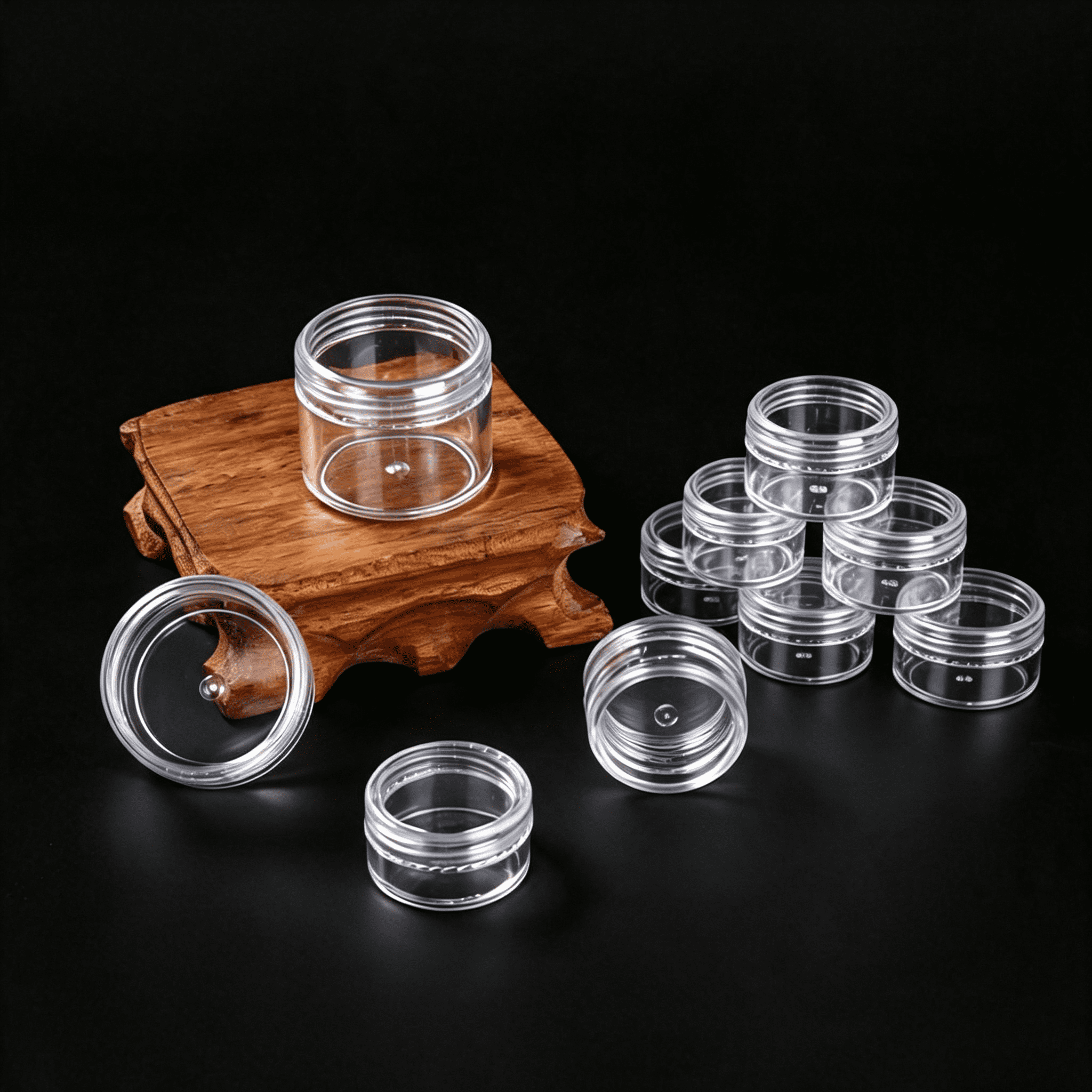 Makeup Sample Containers BPPEG 200 Pcs 5 Gram Empty Plastic Cosmetic Samples Container | Small ...