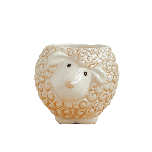 BPPEG 2026 New Ceramic Planter,High-Quality Fired Ceramic Construction Chinese Style Vase,Versatile Functionality Planters for Indoor Plants for Home,Office,Decor,Sheep