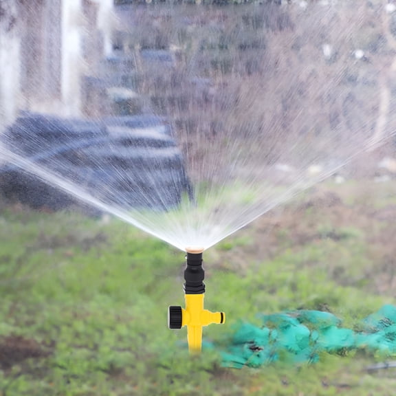 BPPEG 2026 New Lawn Sprinkler Adjustable with 360 Degree Rotation Oscillating Sprinkler Large Area Yard Sprinkler System Gardening Watering System