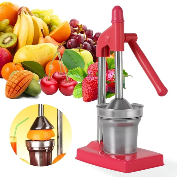 BPPEG 2026 New Manual Juicer,Cast Iron Juicer,Cast Iron Juice Press Juicer,Fruit Squeezer,Hand Press Juicer Machine,Stainless Steel Hand Press Juicer for Citrus Lemon Lime Grapefruit,Easy to Clean