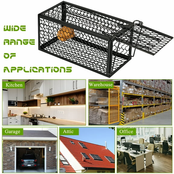 BPPEG 2026 New Rat Chipmunk Trap Catch and Release,Small Animal Trap,Indoor Bait 1 Count for Kitchen, Garage, Attic, Garden