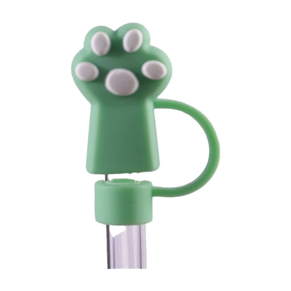 BPPEG 2026 New Straw Toppers,Creative Cat Paw Straw Covers,Non Toxic Silicone Straw Covers,Perfect Party Straw Caps for Halloween