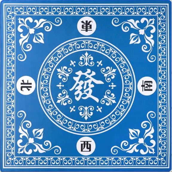 BPPEG 2026 New Table Mat Flexible 2Mm Thickness Game Mat for Card Gaming and Dining Table Placemats Blue for Gaming Dining Tabletop Protection Home Use Card Games Parties