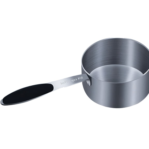 BPPEG 3/4 Cup (12 Tbsp | 177 ml | 177 cc | 6 oz) Measuring Cup,Stainless Steel Measuring Cups,Single Metal Measuring Cup,Kitchen Gadgets for Cooking