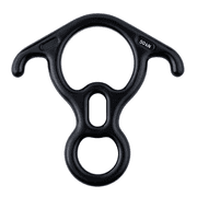 BPPEG 40Kn Rescue Figure 8 Descender, Large Bent-Ear Belaying and Rappelling Gear Belay Device for Rock Climbing Peak Rescue 7075 Aluminum Alloy Figure 8 Descender