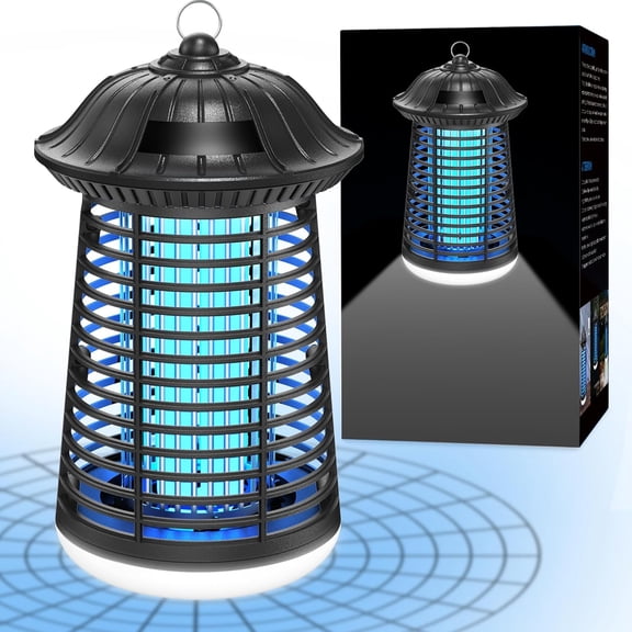 BPPEG 4200V High-Powered Electric Bug Zapper Outdoor & Indoor with Led Attractant,Durable Abs Mosquito Zapper Outdoor,Plug-In Fly Trap & Mosquito Killer for Patio,Yard,Garden and Home