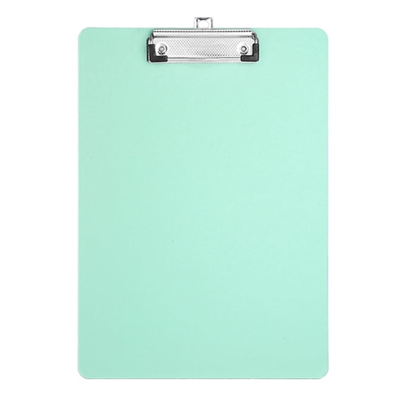 BPPEG A4 Clipboard Folder with Hook, 12.2" X 8.9" Plastic Writing Board, Green, Home Office School Document Organizer Clip Boards
