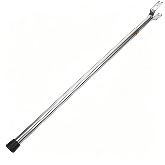 BPPEG Adjustable Retractable Clothesline Pole with Telescopic Rod - Clothes Drying Line Support for Indoor and Outdoor Use