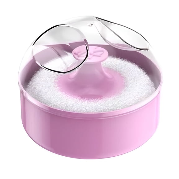 BPPEG Baby Powder Puff with Handle, Soft Body Applicator for Newborns, Smooth Lotion & Talc Dispenser