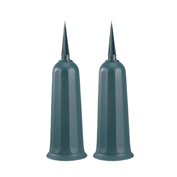 BPPEG Cemetery Vases with Spikes,Cemetery Decorations for Grave,Graveyard Plastic Drainable Flowers Holder,For Headstone Memorial Day Decor Outdoors Garden Cemetery Vases for Grave