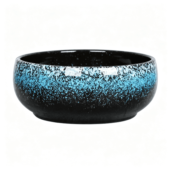 BPPEG Ceramic Bird Bath Bowl 9 Inch|Birds Feeder Bowl,Outdoor Tabletop Garden Patio Yard Deck Balcony Lawn,Pollinator Garden Decoration Gift Weather-Resistant Ceramic Bird Baths for Outdoors