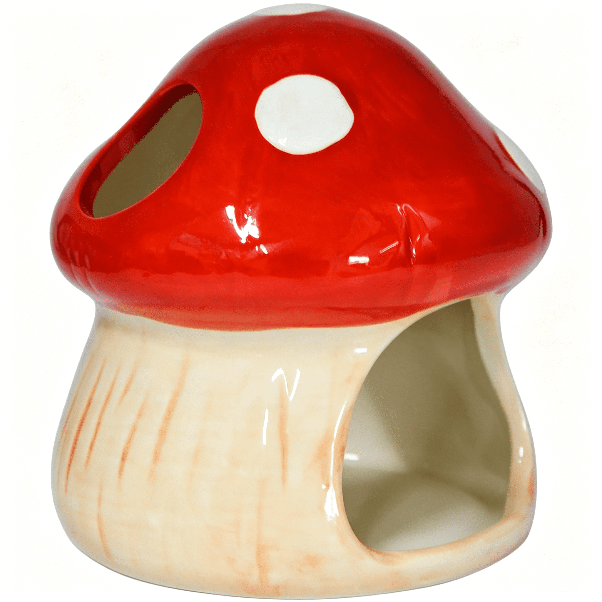 Gallery Detail: Bppeg Ceramic Fish Tank Decor Mushroom House Aquarium Decorations