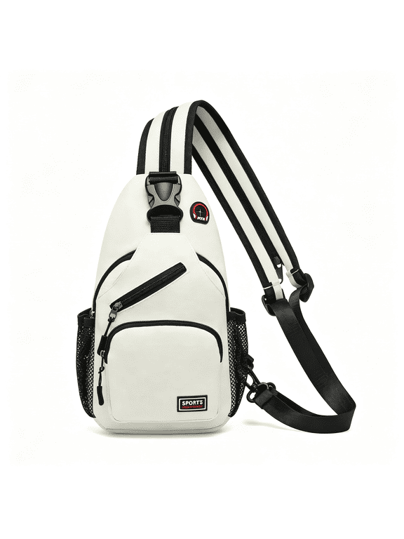 Convertible Sling Bag for Women Men Fit for 7.9" Tablet Lightweight Mini Crossbody Backpack Daypack Anti-Theft with Water Bottle Holder for Casual Travel Sport Hiking