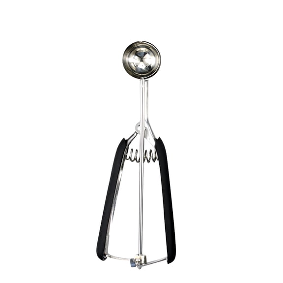 BPPEG Cookie Scoop - Ice Cream Scoop -Small Ice Cream Scoop Premium Cookie Dough Scoop for Baking - Stainless Steel - Small Scoop,Medium & Large Scoop Optional S Black