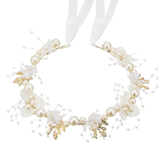 BPPEG Flower Girl Hair Accessory,Princess Headpiece for Bridal Wedding ...