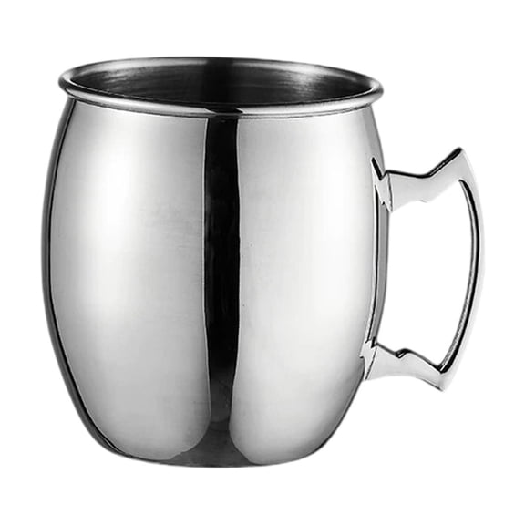 BPPEG Hammered Copper Mule Mugs with Brass Handles, Stainless Steel Cup for Cold Drinks, Moscow Mule Kit (Multicolor ,1.00Cm)