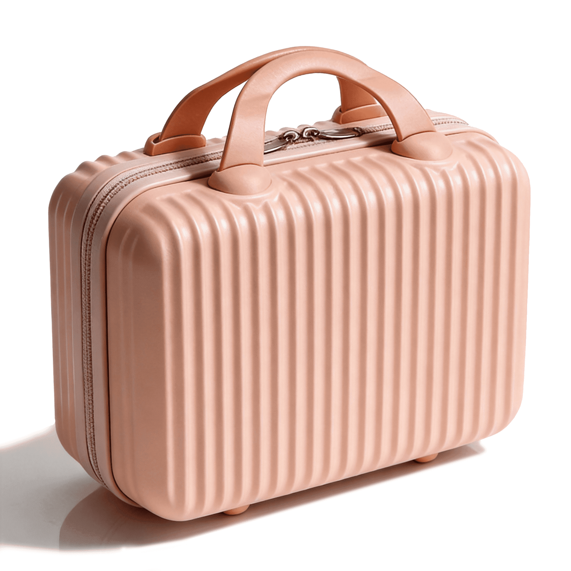BPPEG Hard Shell Makeup Case, Travel Cosmetic Organizer with Dividers ...