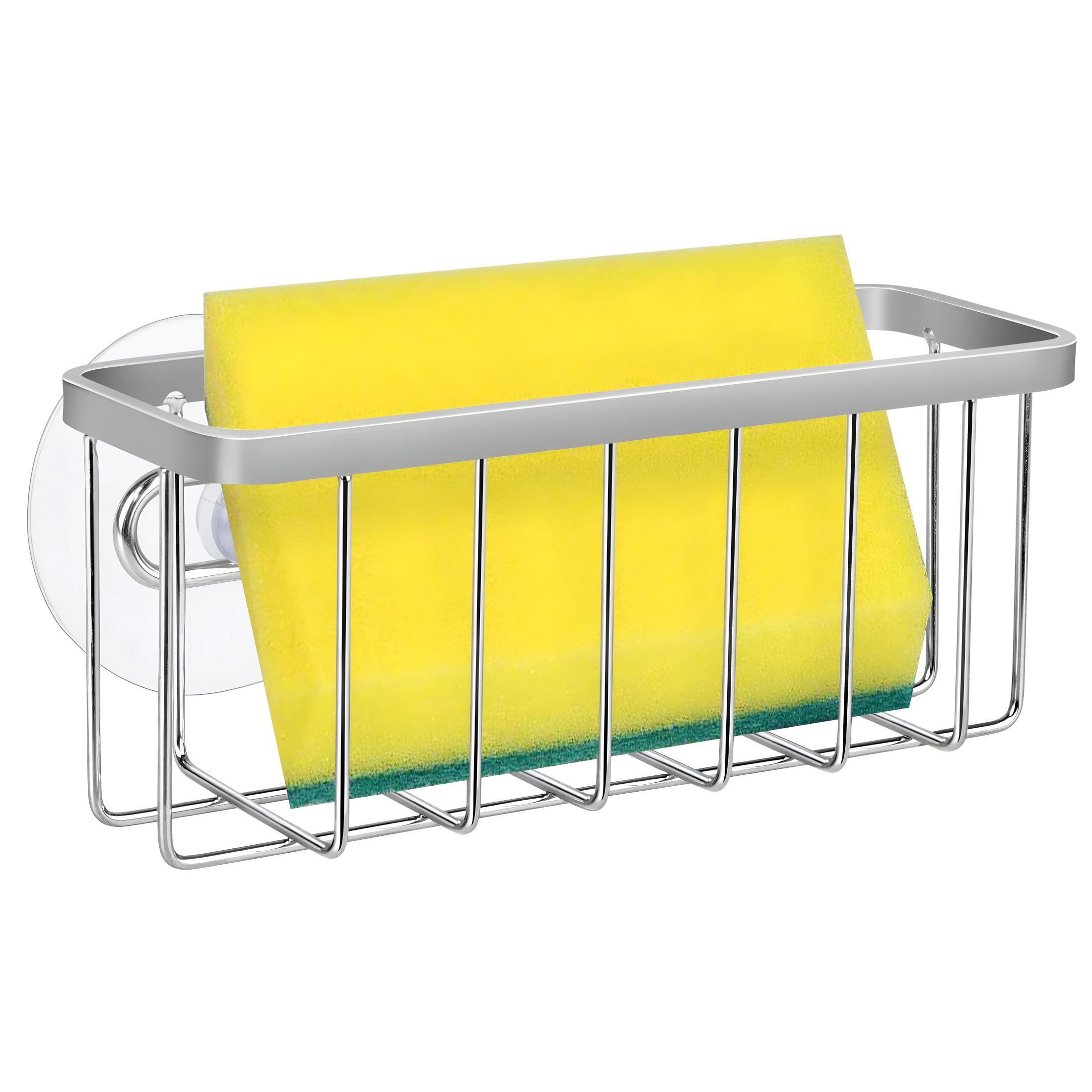 BPPEG Kitchen Sink Suction Holders, Sponges Soap Brushes Stainless ...