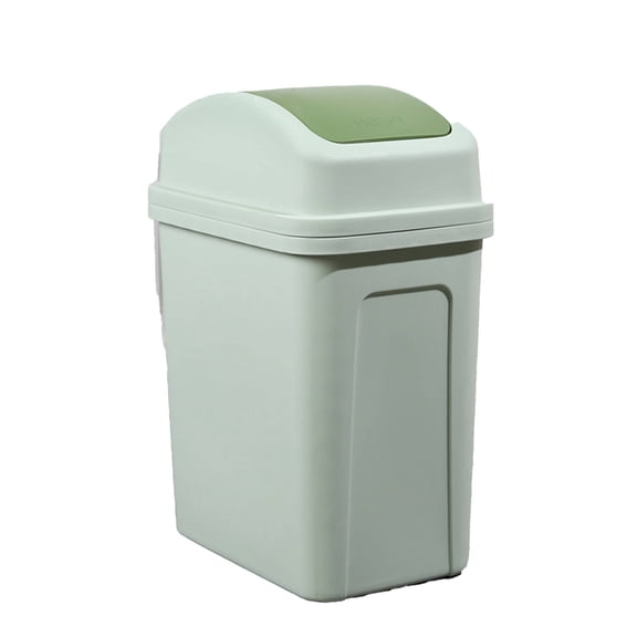 BPPEG Large Kitchen Compost Bin with Swing Lid, Easy to Clean Countertop Composter, Space-Saving Waste Container for Home