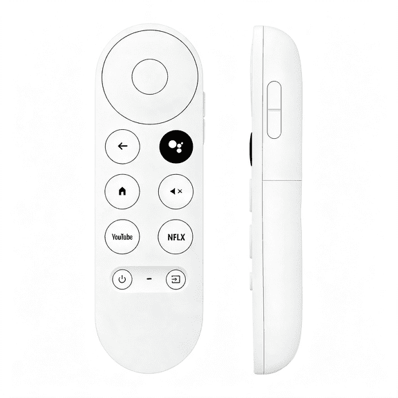 BPPEG New Voice Remote Control for Google Chromecast Tv 4K (Snow), Replacement Remote for Google Chromecast 4K Snow Hd Tv G9N9N Ga01409-Us Ga01919-Us Ga01920-Us Ga01923-Usga01409-Us