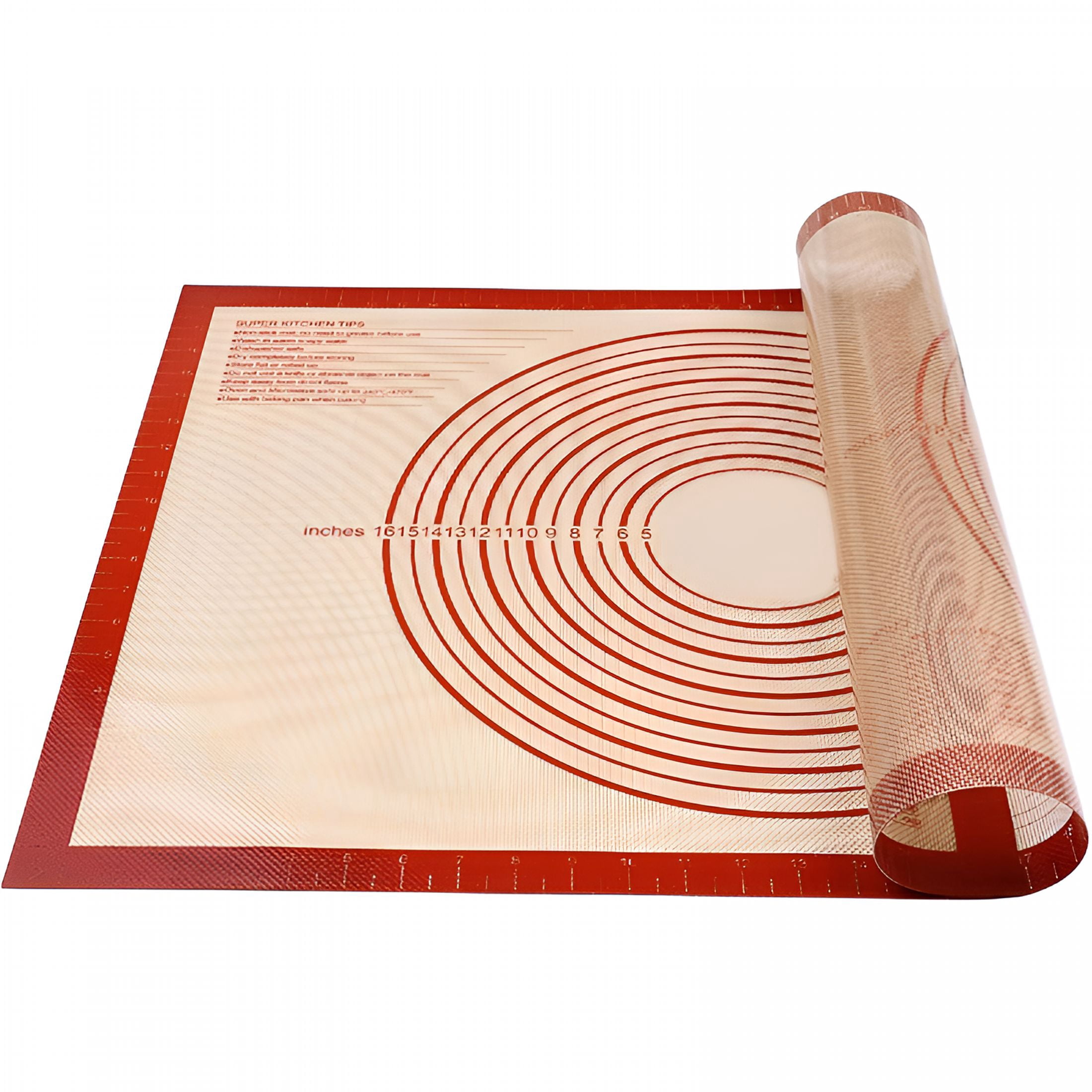 BPPEG Non-slip Silicone Pastry Mat Extra Large with Measurements 28''By ...
