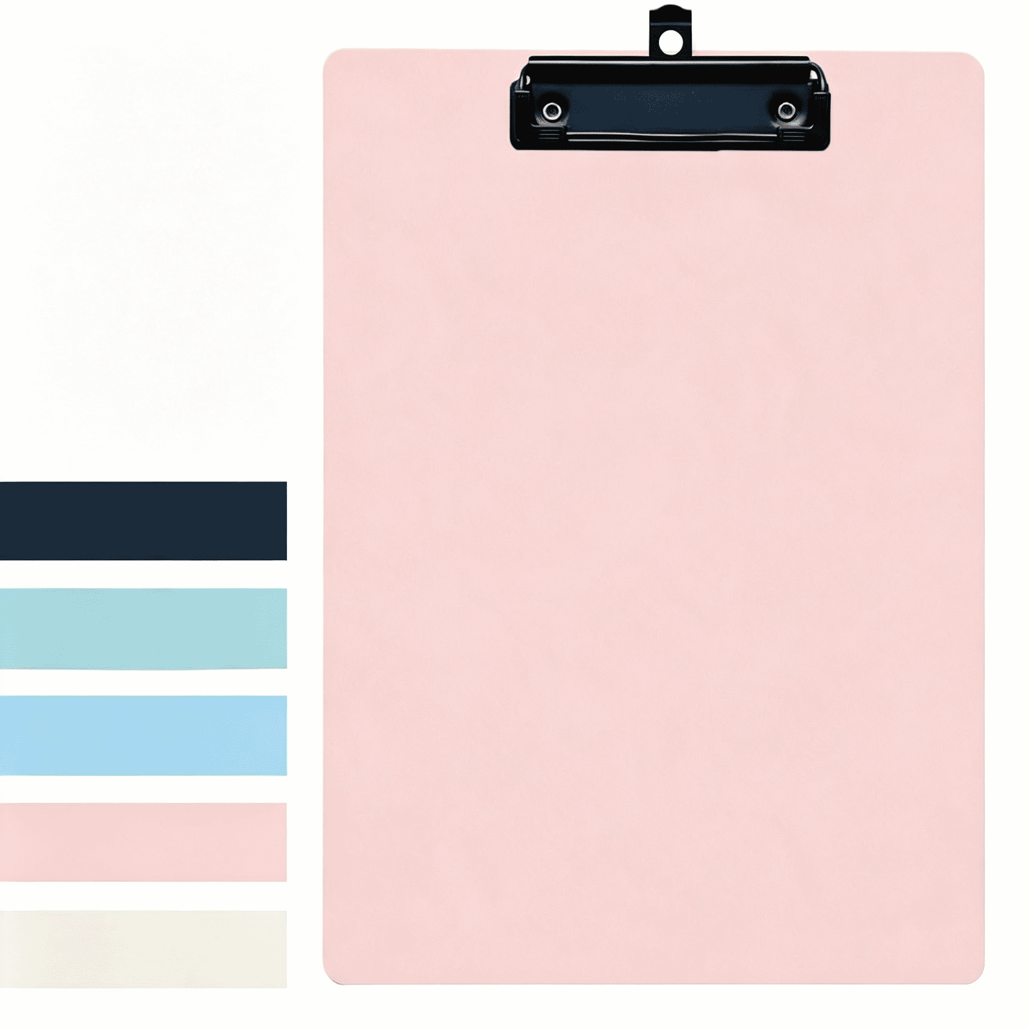 BPPEG Office Plastic Clipboards,9X12.5 Low-Profile Clip Boards Folder ...