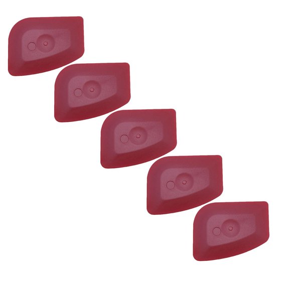 BPPEG Pan Scraper Dish Scraper Tool Plastic Pan Scraper Pot Scraper Scraper Nylon Non Scratch Scraper Skillet Scraper Cleanerforcleaning Kitchen Scraper, 5 Pack Pan Scrapers, 7.5 * 6Cm