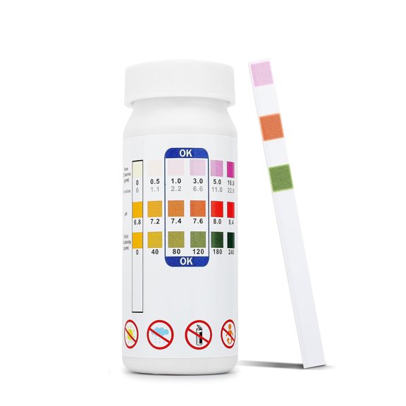 BPPEG Pool Test Strips-3-In-1 Pool Water Testing Kit for Chlorine/Bromine,Ph,Alkalinity-Easy and Accurate Hot Tub Test Strips for Swimming Pools&Spas-50 Strips