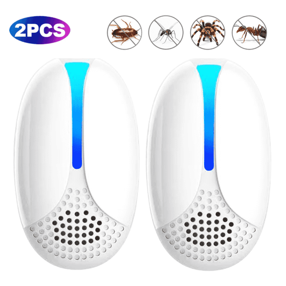 BPPEG QIANRUI Ultrasonic Pest Repeller Home Kit 2Pcs Ultrasonic Pest Repellent Plug in Indoor Mouse Repellent for House, pest repeller