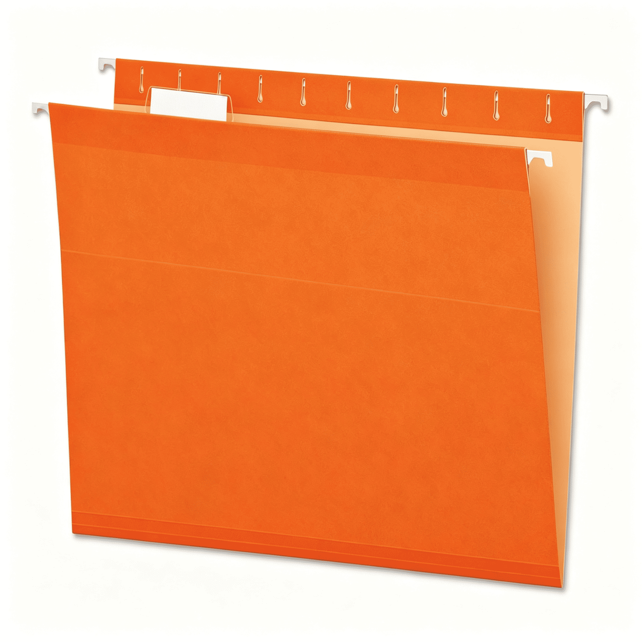 Hangging File Racks BPPEG Reinforced Hanging File Folders,Letter Size,Orange,1/5 Cut,25/Bx ...