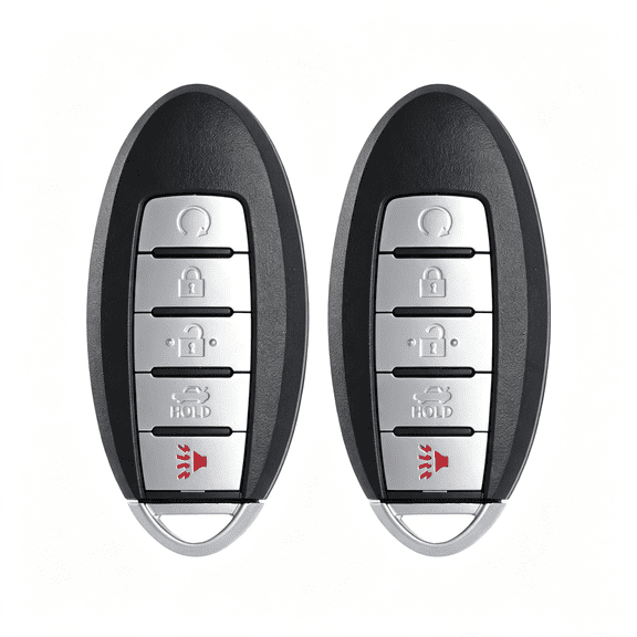 BPPEG Remote Key Fob Replacement Fits for Nissan Altima Maxima 2016-2018 Push Start Button Keyless Entry Remote Control Kr5S180144014 S180144310 5 Buttons Push to Start Key Fob