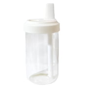 BPPEG Reusable Boba Tea Cup With Wide Straw & Lid 17oz. Clear Plastic Smoothie Tumbler For Iced Coffee. A Portable,Leakproof & Travel-Friendly Bubble Tea Drinking Jar