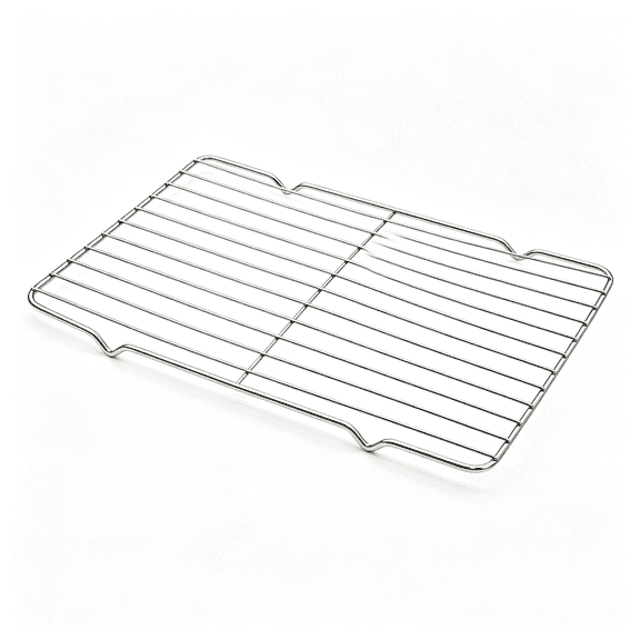 BPPEG Roasting Rack for 9X13 Pan-Heavy Duty Stainless Steel Small Roasting Rack for Cooking,Baking,Grilling Baking Rack 12X7.8 Inches