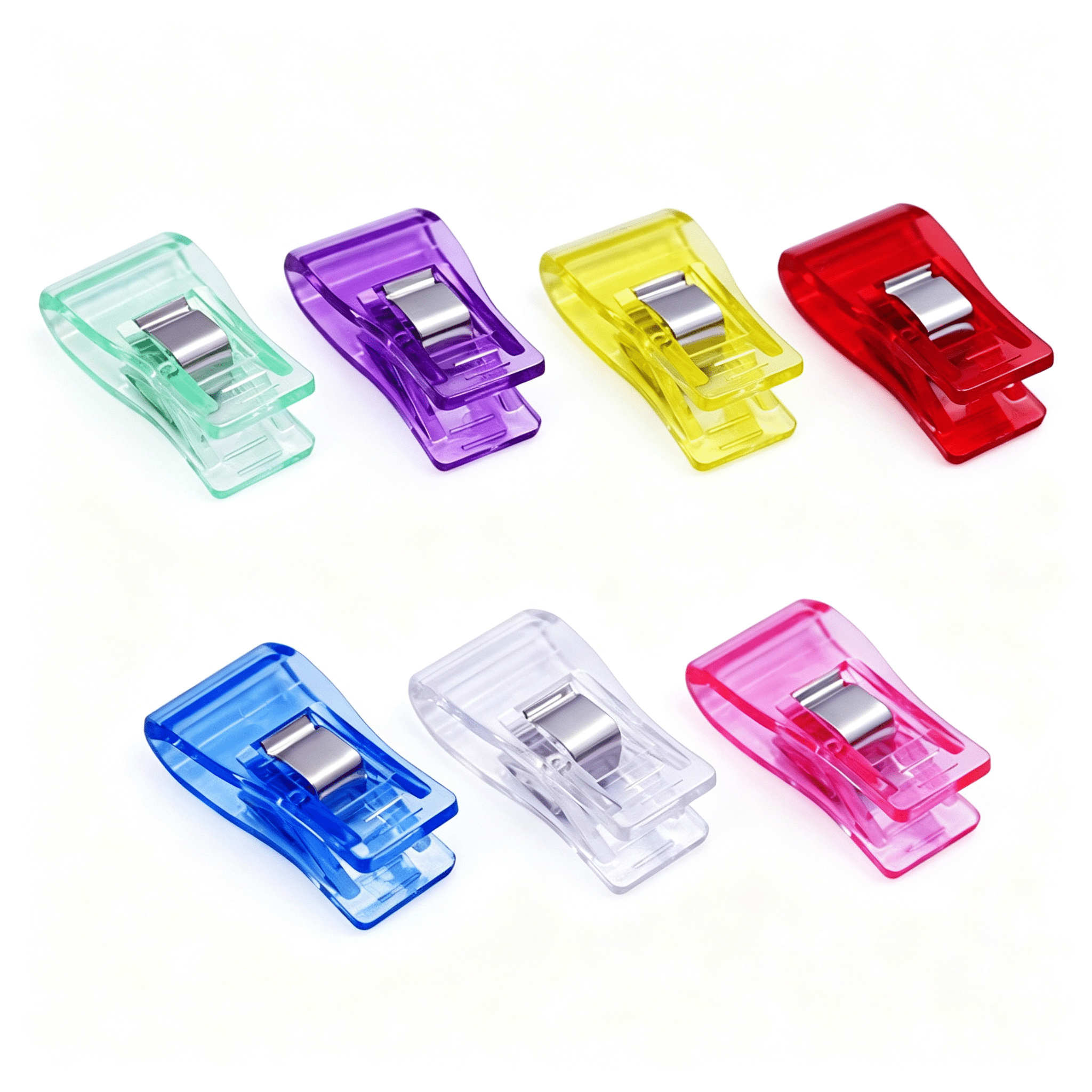 BPPEG Sewing Clips Fabric Clips, Medium Size, 50 Count, Assorted 7 ...
