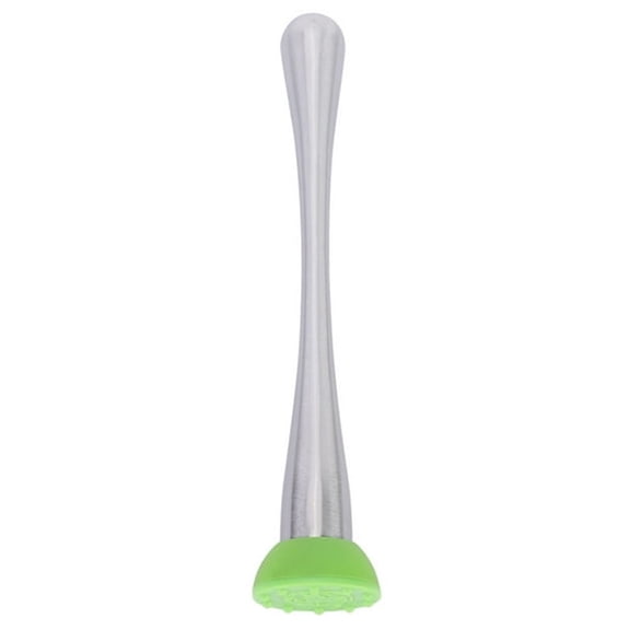 BPPEG Silicone Grooved Head Muddler, Stainless Steel Body For Effortless Fruit Crushing In Your Favorite Drinks
