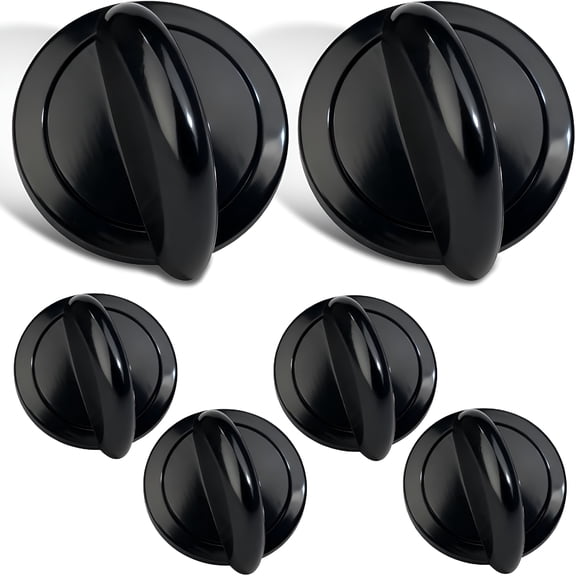 BPPEG Slow Cooker Knob Replacement 6 Pack, Adjustable Control Knobs for Slow Cooker, Durable Plastic Snap-On Parts