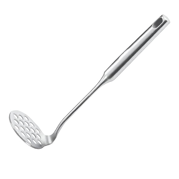 BPPEG Small Avocado Masher-Stainless Steel Potato Masher,Mashed Potato Masher Kitchen Tool,Heavy Duty,8.7"Mini Bean Smasher for Vegetables&Fruits-Effortless Guacamole Preparation
