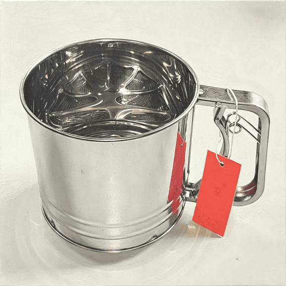 BPPEG Stainless Steel Fine Mesh Sieve Flour Sifter Flour Cup Sifte Unique Gifts Baking Enthusiasts Stainless Steel Fine Mesh Sieve Flour Sifter Flour Cup Sifte Unique Gifts