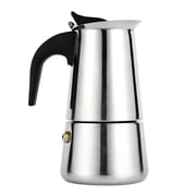 BPPEG Stainless Steel Italian Coffee Pot,Moka Pot for Italian and Cuban Caf  Brewing,Greca Coffee Maker