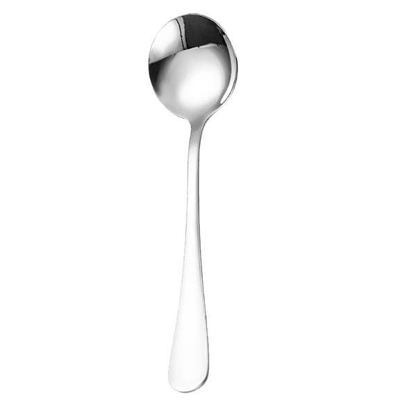 BPPEG Stainless Steel Long Handled Soup Spoons,Silver,1 Pc,6.3 Inches Soup Spoons Stainless Steel