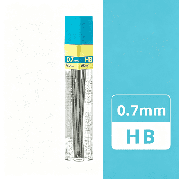 BPPEG Super Hi-Polymer Lead Refills,0.7 Mm,H,72 Pieces (12 Pcs Per Tube,6 Tubes) 07 Lead Refills Hi-Polymer (72 Pieces)