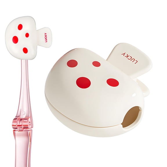 BPPEG Toothbrush Covers,Portable Abs Toothbrush Travel Case,Tooth Brush Storage Head Cover Cap for Traveling,Camping,Home & School,White