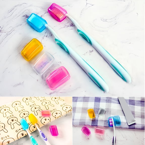 BPPEG Travel Toothbrush Head Covers,Toothbrush Cover Caps,Portable Toothbrush Pod Case Protector for Home and Outdoor Toothbrush Covers Caps