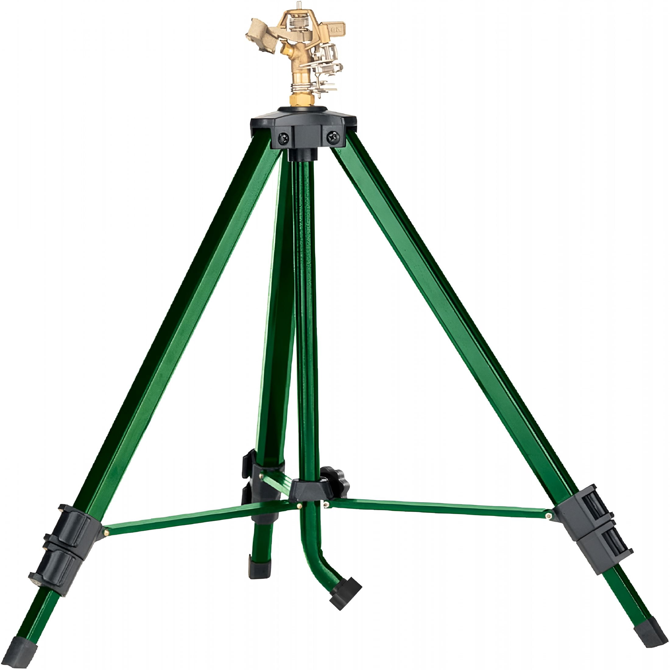 BPPEG Tripod Lawn Zinc Impact Sprinkler - 360 Degree Rotating Sprinkler