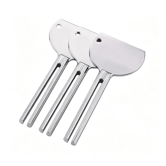 BPPEG Tube Key Tooth Paste Squeezer Set of 3 Manual Toothpaste Squeezer, Toothpaste Tube Squeezers Metal Tube Squeezer